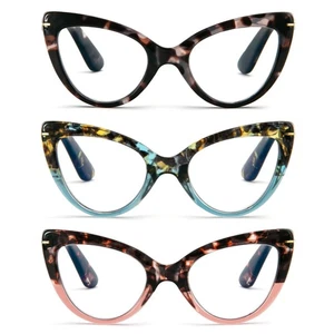 Cat Eye Lesebrille für Frauen Mode Niedlich Blaulicht Blockierende Lesebrille 3... - Bild 1 von 3