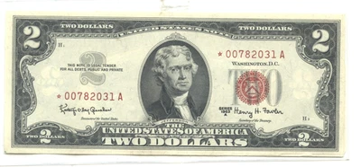 1963 A $2 STAR Note Gem +  crisp UNC - Image 1 of 2