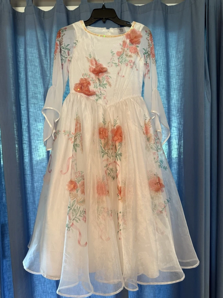 Disney Store Girls Belle Wedding Dress Size 9/10 Halloween Costume - Image 1 of 2