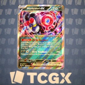 Pokemon - Munkidori ex - 037/064 - SV: Shrouded Fable - Holo - Double Rare NM - Picture 1 of 1