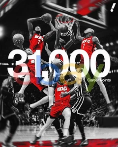 Kevin Durant 31.000 punti carriera Houston Rockets 8x10 NBA basket foto - Foto 1 di 1