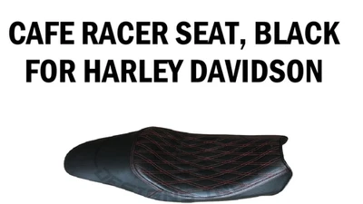 "CAFE RACER SEAT, BLACK" FIT FOR HARLEY DAVIDSON STREET  750/500 - Imagem 1 de 4