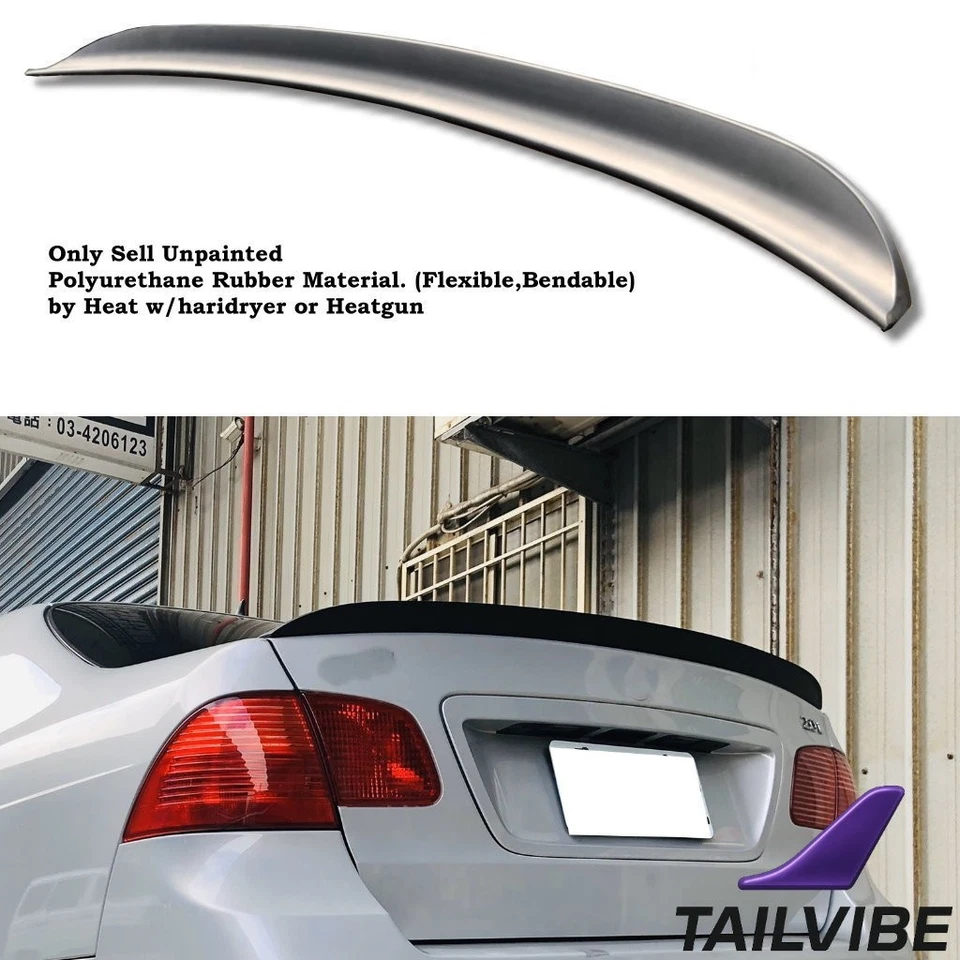 TaVbe 284G PDL Rear Duckbill Trunk Spoiler Wing Fits 2003~2012 SAAB 9-3 93 Sedan - Image 1 of 4