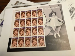 US Forever 20er Blatt Scott #5060 SHIRLEY TEMPLE LEGENDS HOLLYWOOD POSTFRISCH (2016) - Bild 1 von 7