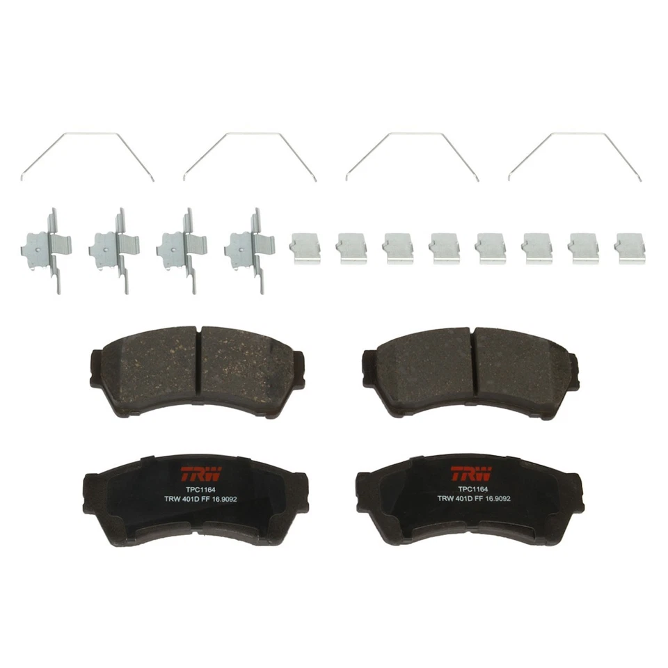 Juego de pastillas de freno delanteras TXC1164 TRW para Mazda Lincoln MKZ Ford Fusion Foto 1 de 1