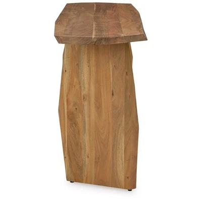 Mesa sofá consola natural Signature Design by Ashley Holward Foto 1 de 4