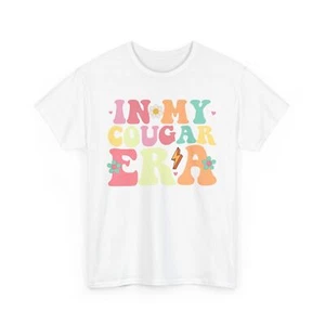 My Cougar Era T-Shirt Vintage Groovy Tee Funny Gift For Women Mothers Day gift - Picture 1 of 20