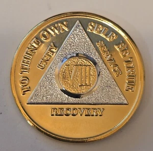 AA COIN - 8 YEAR, Gold / Silver - Picture 1 of 2