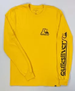 Camisa de algodón manga larga calce regular Quiksilver para hombre NUEVA - Imagen 1 de 18