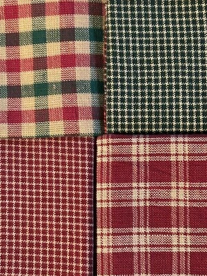 HOMESPUN FAT QUARTERS Bundle Of 4 - Image 1 of 4