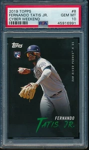 2019 Topps Now Cyber Weekend Bonus Fernando Tatis Jr. RC #8 PSA 10 Gem PR 1000 - Picture 1 of 2