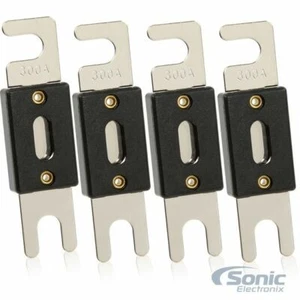 Paquete de 4 fusibles ANL niquelados Belva BANL300 de 300 amperios - Imagen 1 de 2
