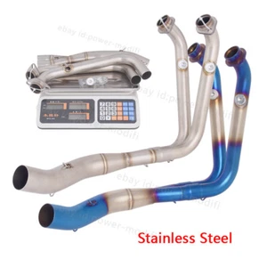 51MM For CF-Moto 450SR-S 2023-2025 Steel Tube Muffler Exhaust Tips Header Pipe - Picture 1 of 10