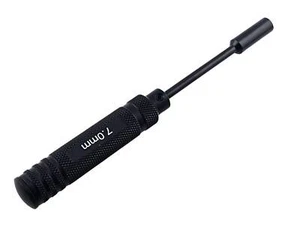 Steckschlüssel Schraubendreher 7mm Aussensechskant aus Aluminium M4 Muttern - Bild 1 von 5