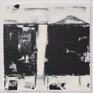 No.629 Original Abstract Modern Minimal Landscape Painting By K.A.Davis - Picture 1 of 12