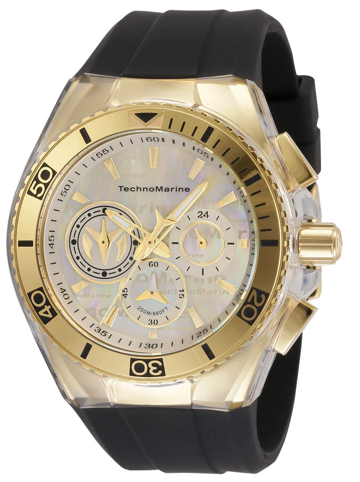 TechnoMarine Cruise California Champagne Mother of Pearl Men's Watch - TM-120026