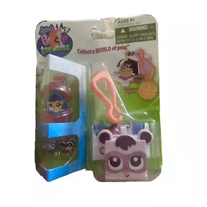 Littlest Pet Shop Patio Trasero Adolescentes Llavero Burbuja Set NUEVO Castor Ardilla Difícil de Encontrar - Imagen 1 de 7