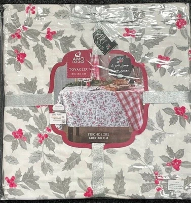 FESTIVE TABLECLOTH WRAPPED " FOR GIFT " SIZE 140 X 180 #JEWELLERY HUNTING - Image 1 of 4