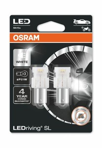 LEDriving SL 7506DWP-02B nicht ECE weiS 6000K OSRAM P21W