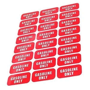 Gasoline Only sticker fuel door vinyl label gas tank vehicle truck garage oil 24 - Picture 1 of 6
