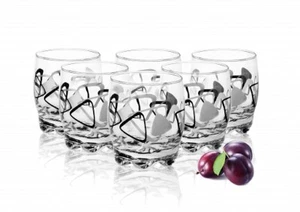 6 Vasos 250ml dreieck-motiv de agua JUGO WHISKEY SET TAZAS - Imagen 1 de 3