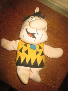 VINTAGE Mighty Star FRED FLINTSONE Plush Stuffed w/Plastic Pellets TOY - 1980's - Picture 1 of 4