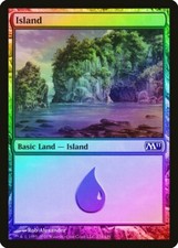 Island (234) FOIL Magic 2011 / M11 HEAVILY PLD Basic Land MAGIC CARD ABUGames
