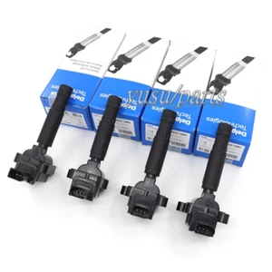 4x DELPHI Ignition Coil Genuine For Mercedes-Benz C250 SLK250 A0001502580 - Picture 1 of 5