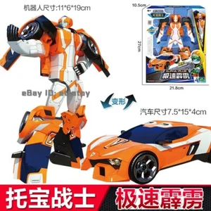 Tobot V Galaxy Detectives Alpha-Plus Figure Transform Robot Sports Car Toy - Imagen 1 de 8