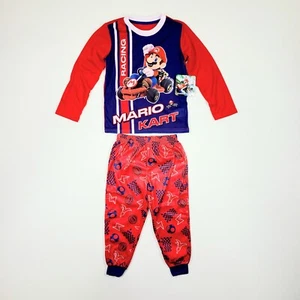 Nintendo Mario Kart Boys 2 Piece Pajama PJ Set Long Sleeve Various Sizes NWT - Picture 1 of 9