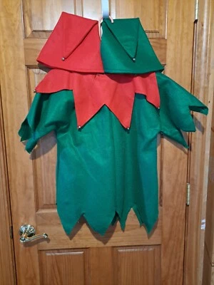 Pequeño Damas O Niños Elfo Top Disfraz Sombrero Halloween Navidad  Foto 1 de 3