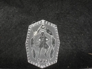 Waterford Cristal 12 Días de Navidad Adorno 1993 10 Señores Saltando con Caja [BBB] - Imagen 1 de 2