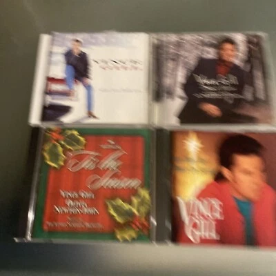 VINCE GILL & OLIVIA-NEWTON JOHN 4 CD Lot  Tis The Season Let There Love Finds - Image 1 of 4