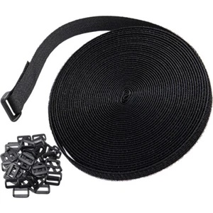 Cable Fastening Ties Straps for Securing Objects Buckle Reusable - Photo 1/12