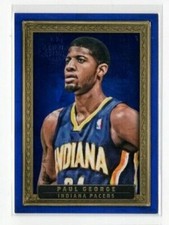2013/14 PANINI COURT KINGS PAUL GEORGE PORTRAITS BLUE (41/75)