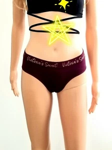 VICTORIA'S SECRET PANTY HIPHUGGER UNDERWEAR SHINE WAISTBAND hipster LOGO Size S - Picture 1 of 12