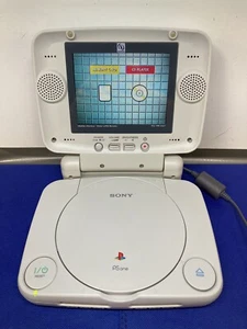Sony Playstation PSOne Console w/ InterAct Mobile Monitor Color LCD Screen Works - Picture 1 of 13