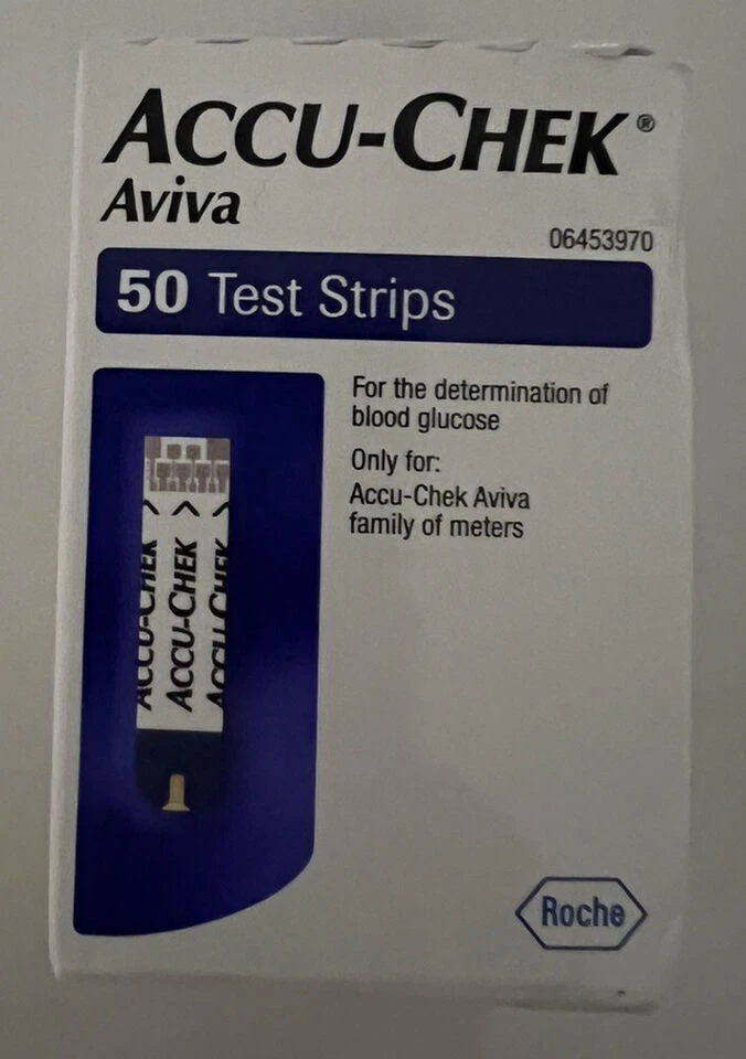 ACCU-CHEK Aviva Blutzucker-Teststreifen - 50 Stück