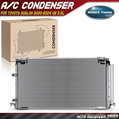 Condensador de aire acondicionado con receptor secador y soporte para Toyota Avalon 2000-2004 3,0 L Foto 1 de 4