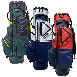 FastFold Ventura Golf Cart Bag 15-Way Organiser Divider Top Lightweight Rainhood - Picture 1 of 12