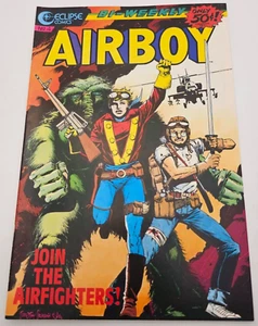 Airboy # 4 High Grade casi nuevo Eclipse Classic Dave Stevens 1986 Chuck Dixon - Imagen 1 de 5