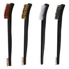  4 Pcs Copper Wire Brush Cleaning Welding Brushes Double Head