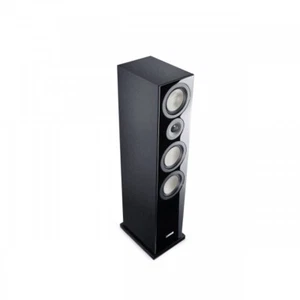 CANTON CHRONO 80 DC BLACK GLOSSY COPPIA DI CASSE ACUSTICHE DA PAVIMENTO NUOVE - Imagen 1 de 3