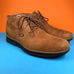 Timberland Bradstreet Gore-Tex Boots - UK8.5 - Brown Leather - Gold Condition - Picture 1 of 18