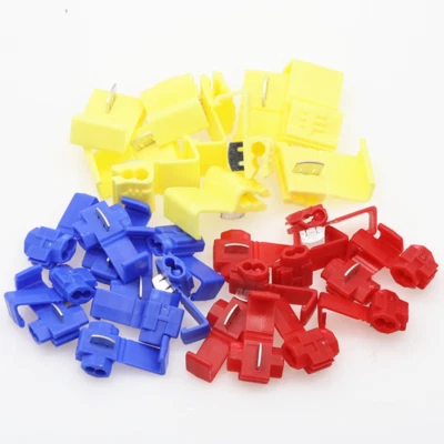 50/25/10PCS Electrical Cable Connectors Quick Splice Lock Wire Terminals Crimp - Image 1 of 4