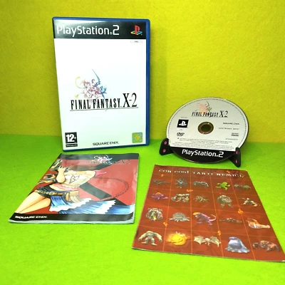 FINAL FANTASY X-2 PS2 PLAYSTATION 2 GIOCO PAL ITALIANO PRIMA STAMPA COMPLETO - Immagine 1 di 4