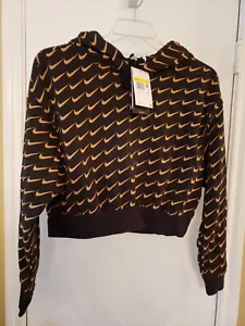 Nike Black/Elemental Gold Hoodie Women Size SP - Picture 1 of 3