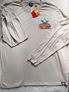 THE SIMPSONS KRUSTY 3XL MENS WINTER T-SHIRT - Picture 1 of 5