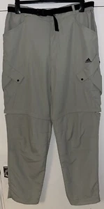 Vintage Adidas Adventure Cargo Trousers / Pants, Beige, Men’s W36 - BNWT - Picture 1 of 21