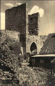 Visby Schweden Gotland Postkarte 1930 gelaufen Norderport teil der Stadtmauer - Picture 1 of 1